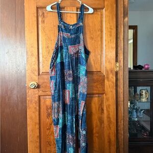 Bohemian Patchwork Jumpsuit